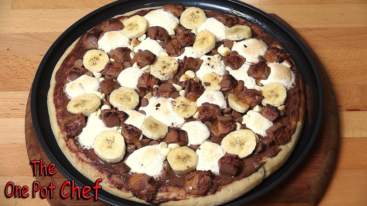 Chocolate Pizza Banana Mallows